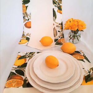 Lemon Table Runner set