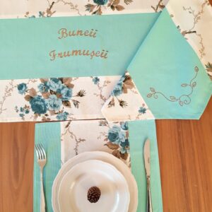 Personalized Embroidery on Table Runner set